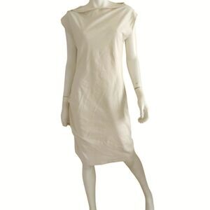 Brunello Cucinelli Dress knit raw edge sideslit